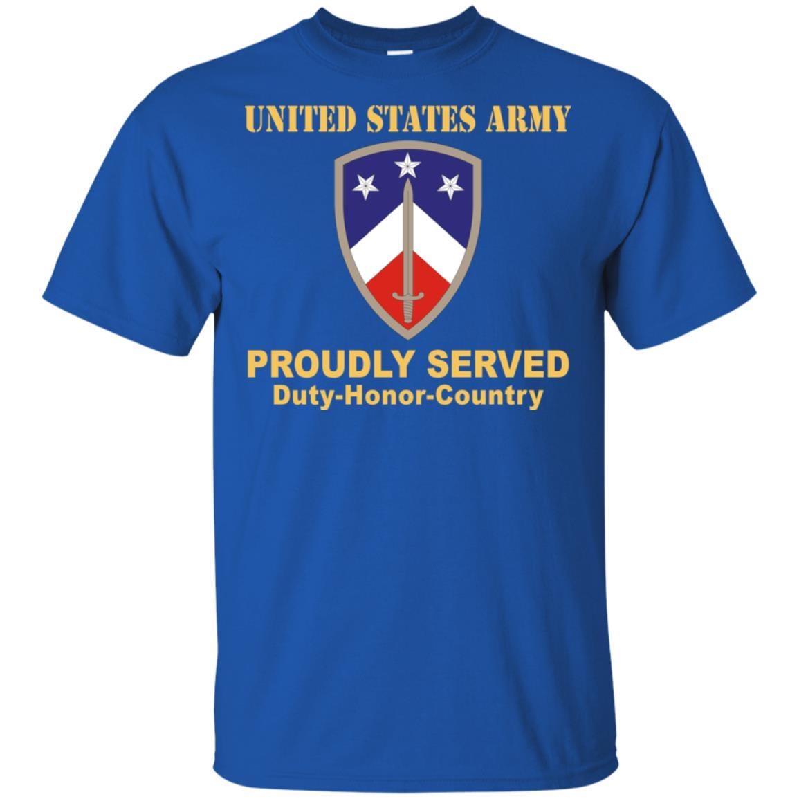 US ARMY 230 SUSTAINMENT BRIGADE- Proudly Served T-Shirt On Front For Men-TShirt-Army-Veterans Nation