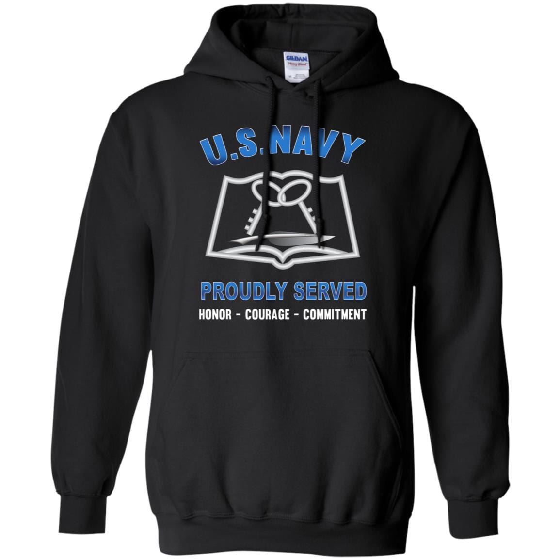 Navy Mess Management Specialist MS Navy CS - Proudly Served T-Shirt For Men On Front-TShirt-Navy-Veterans Nation