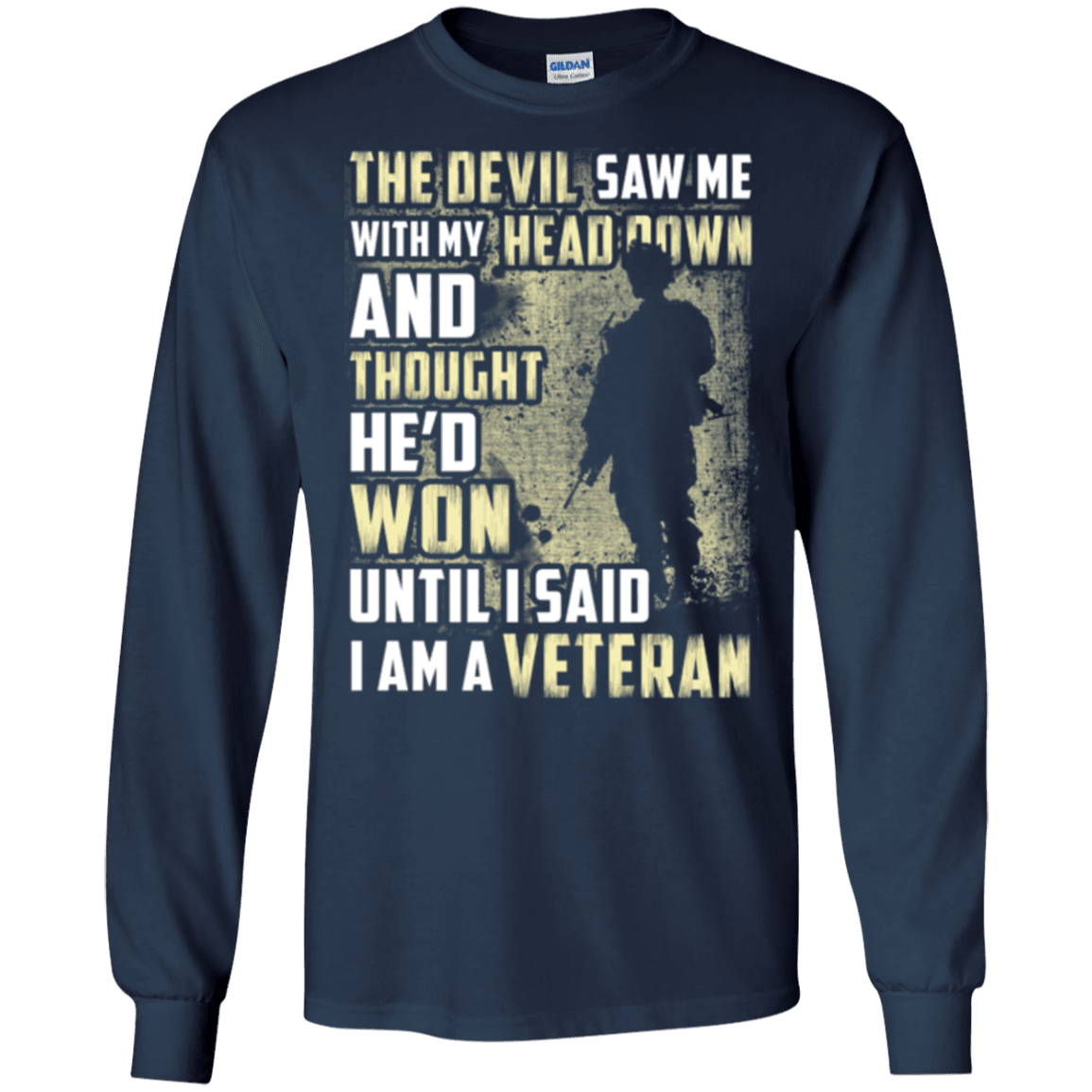 Military T-Shirt "I Am A Veteran"-TShirt-General-Veterans Nation