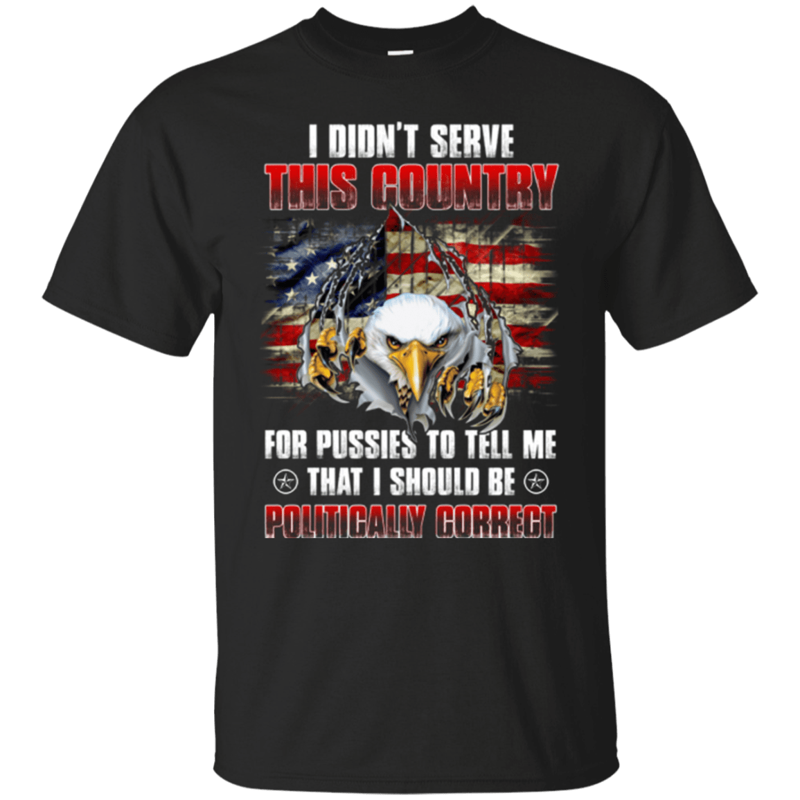 Military T-Shirt "I DIDN'T SERVE THIS COUNTRY"-TShirt-General-Veterans Nation