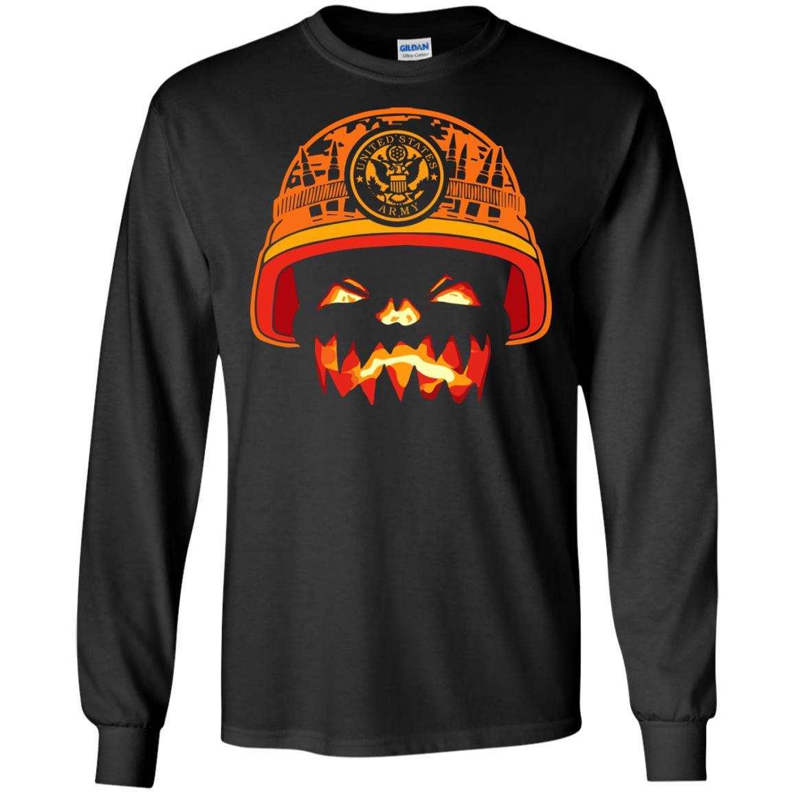 US Army Halloween Men T Shirt On Front-TShirt-Army-Veterans Nation
