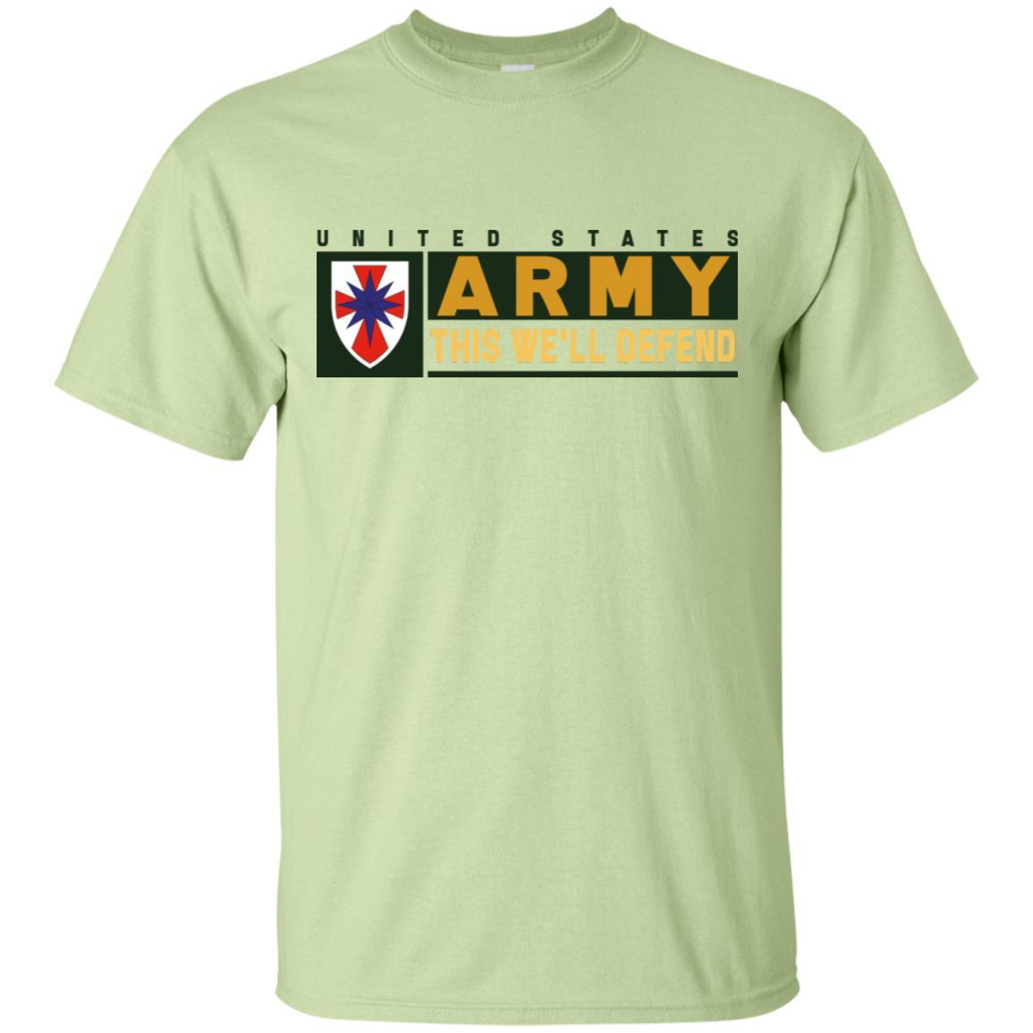 US Army 8TH SUSTAINMENT COMMAND- This We'll Defend T-Shirt On Front For Men-TShirt-Army-Veterans Nation