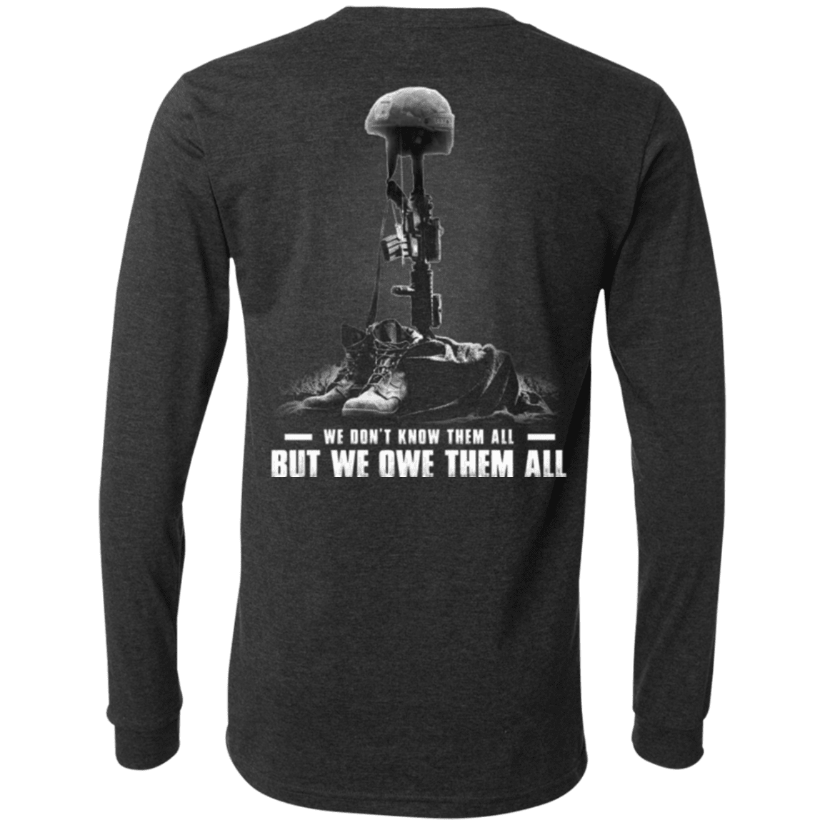 Military T-Shirt "Veteran - We Own Them All" - Men Back-TShirt-General-Veterans Nation