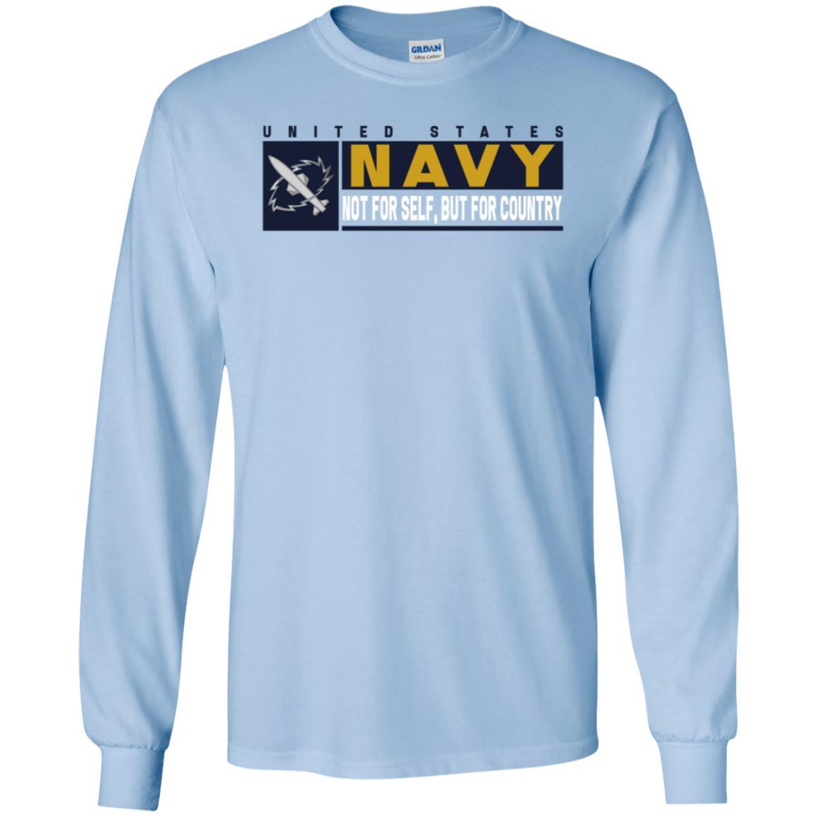 Navy Missile Technician Navy MT- Not for self Long Sleeve - Pullover Hoodie-TShirt-Navy-Veterans Nation