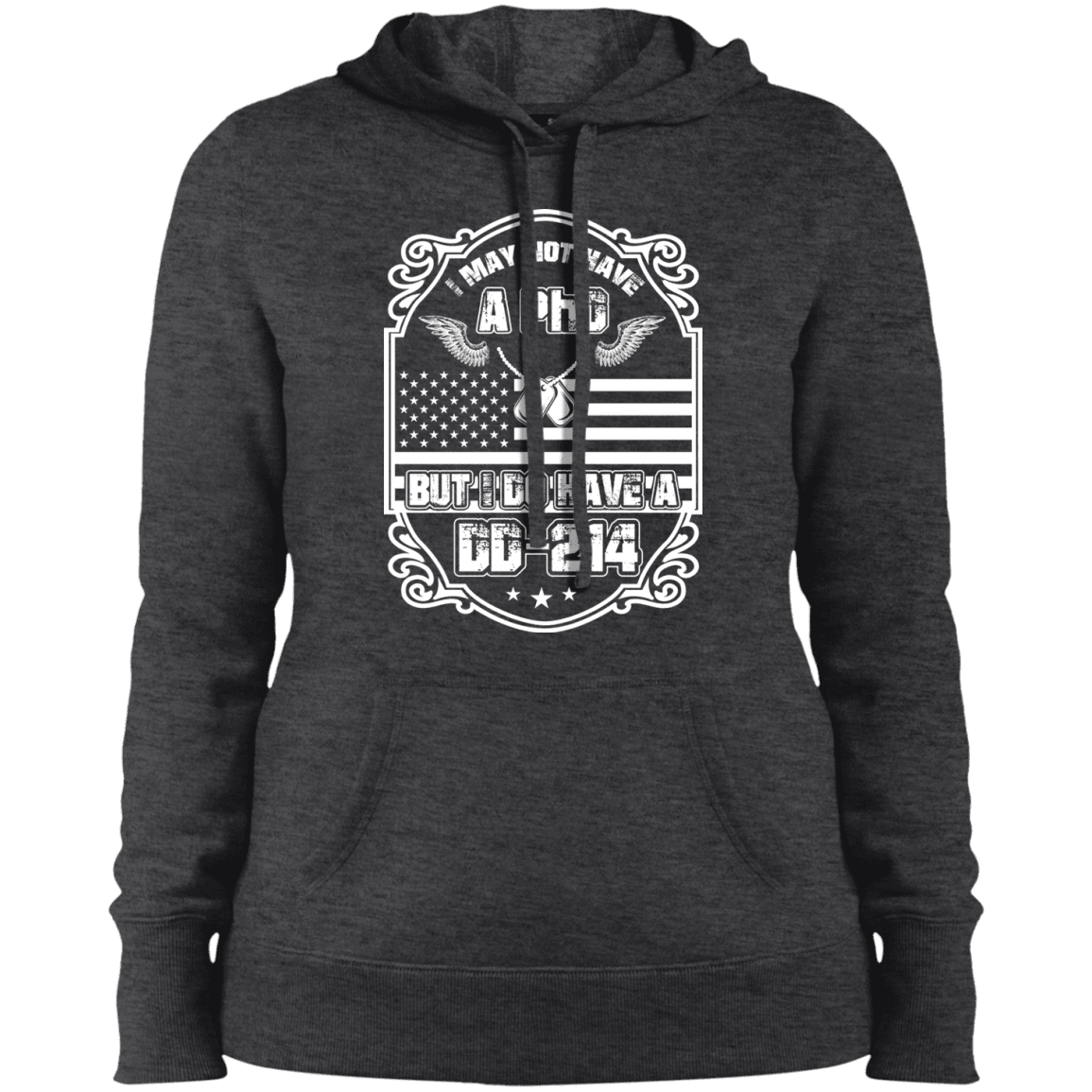 Military T-Shirt "I May Not Have A PhD But I Have DD214"-TShirt-General-Veterans Nation