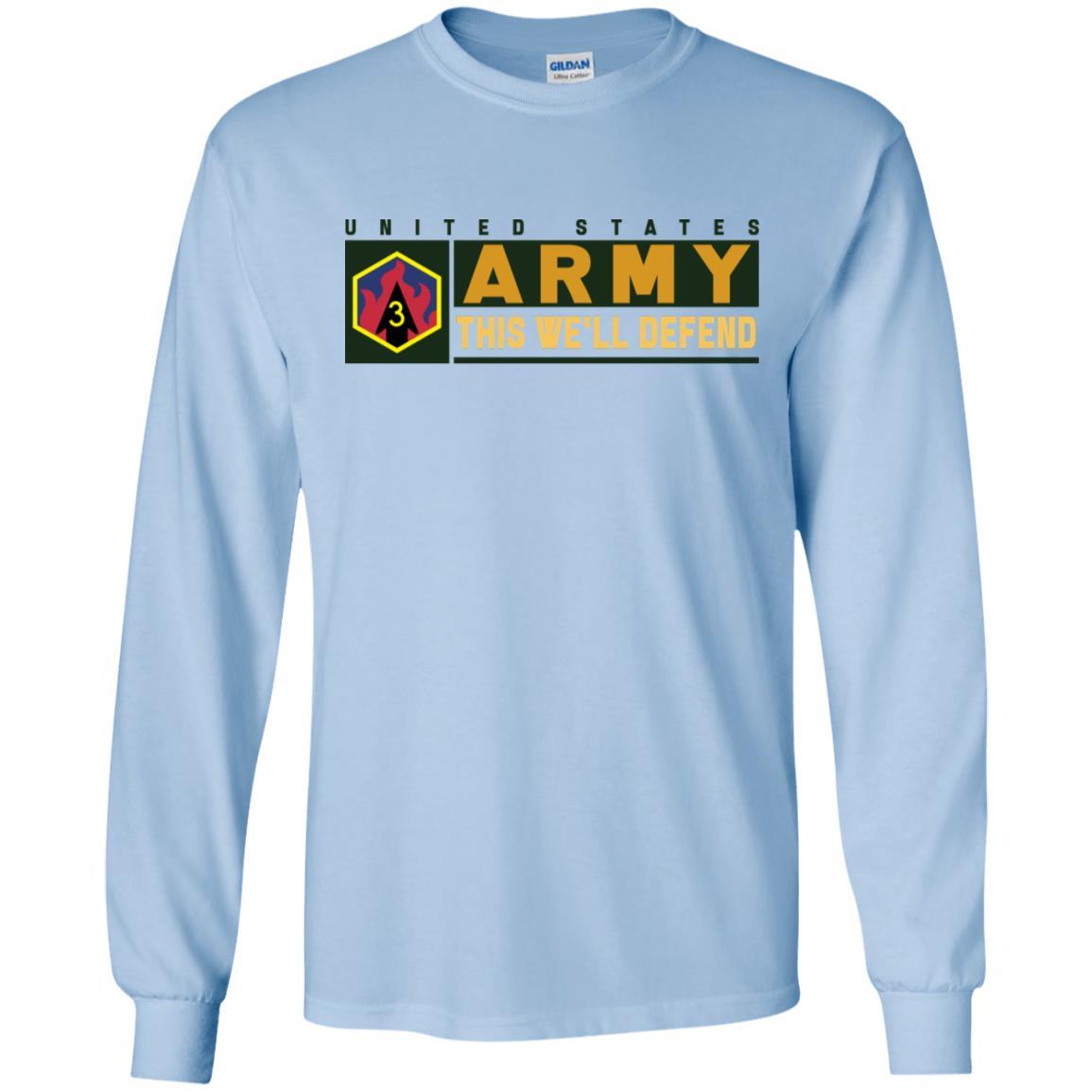 US Army 3RD CHEMICAL BRIGADE- This We'll Defend T-Shirt On Front For Men-TShirt-Army-Veterans Nation