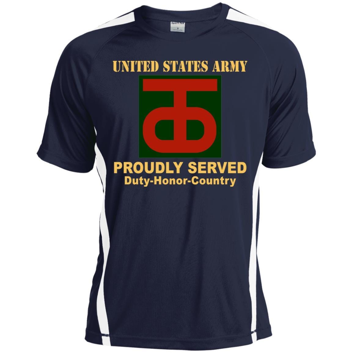US ARMY 90 SUSTAINMENT BRIGADE - Proudly Served T-Shirt On Front For Men-TShirt-Army-Veterans Nation
