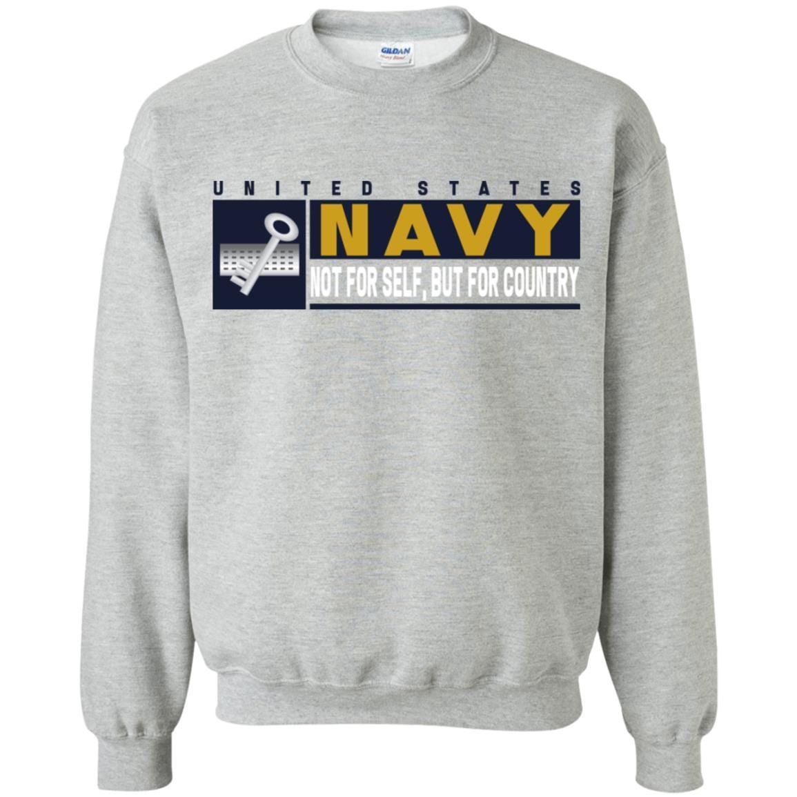 Navy Disbursing Clerk Navy DK- Not for self Long Sleeve - Pullover Hoodie-TShirt-Navy-Veterans Nation