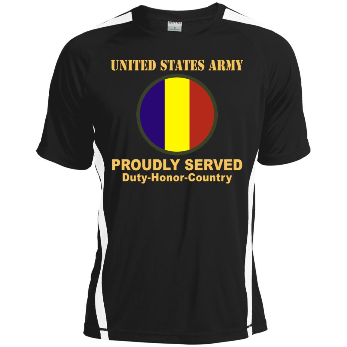 US ARMY TRAINING AND DOCTRINE COMMAND- Proudly Served T-Shirt On Front For Men-TShirt-Army-Veterans Nation
