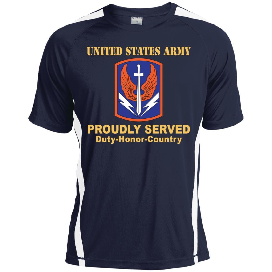 US ARMY 449TH THEATER AVIATION BRIGADE- Proudly Served T-Shirt On Front For Men-TShirt-Army-Veterans Nation