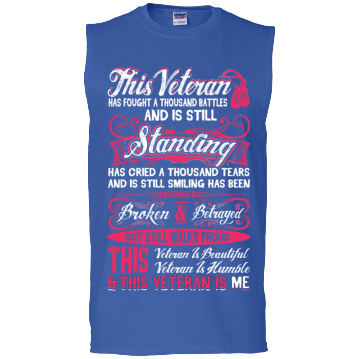 Military T-Shirt "This Veteran is Beautiful and Humble"-TShirt-General-Veterans Nation