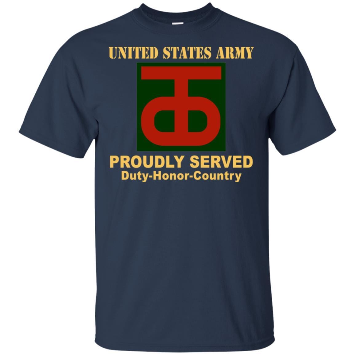 US ARMY 90 SUSTAINMENT BRIGADE - Proudly Served T-Shirt On Front For Men-TShirt-Army-Veterans Nation