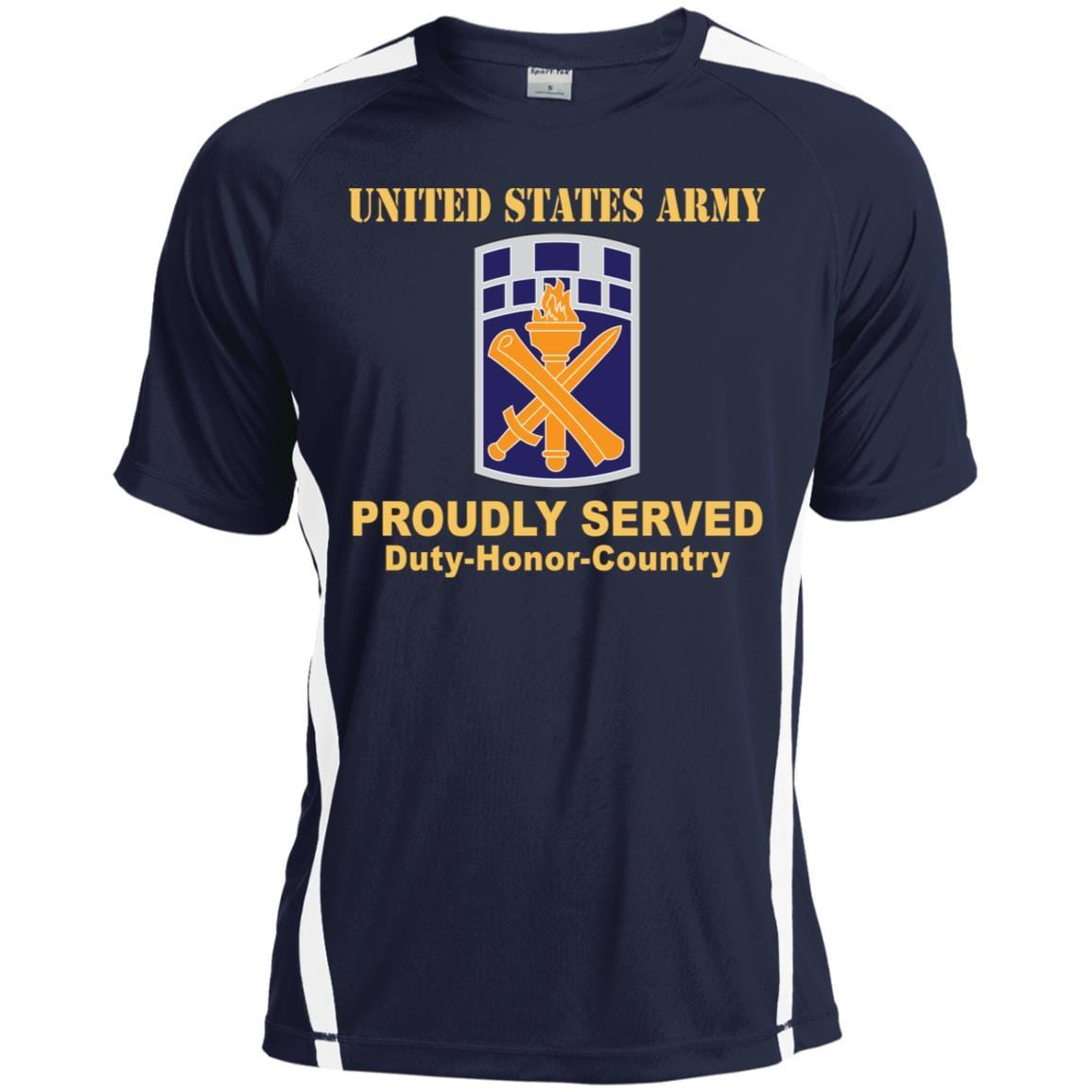 US ARMY 351ST CIVIL AFFAIRS COMMAND- Proudly Served T-Shirt On Front For Men-TShirt-Army-Veterans Nation