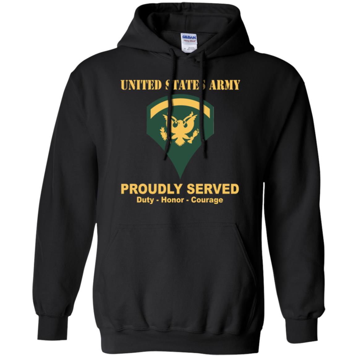 US Army E-5 SPC E5 Specialist Ranks Men Front Shirt US Army Rank-TShirt-Army-Veterans Nation