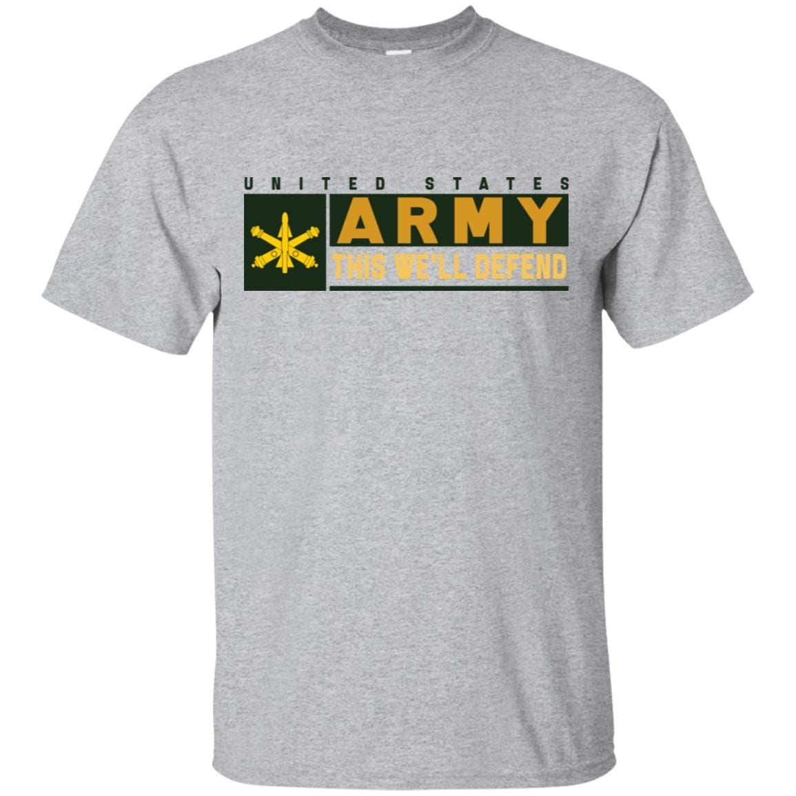 US Army Air Defense Artillery- This We'll Defend T-Shirt On Front For Men-TShirt-Army-Veterans Nation
