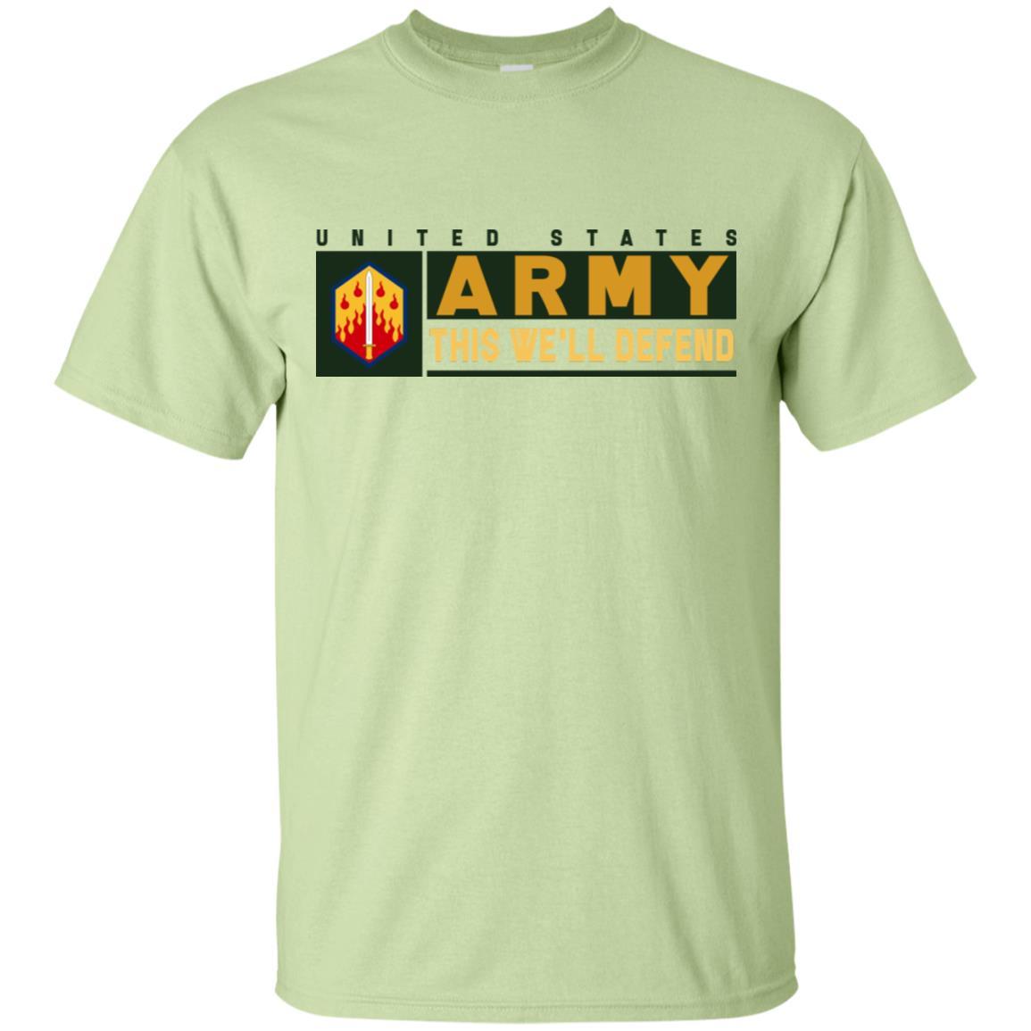 US Army 48TH CHEMICAL BRIGADE- This We'll Defend T-Shirt On Front For Men-TShirt-Army-Veterans Nation