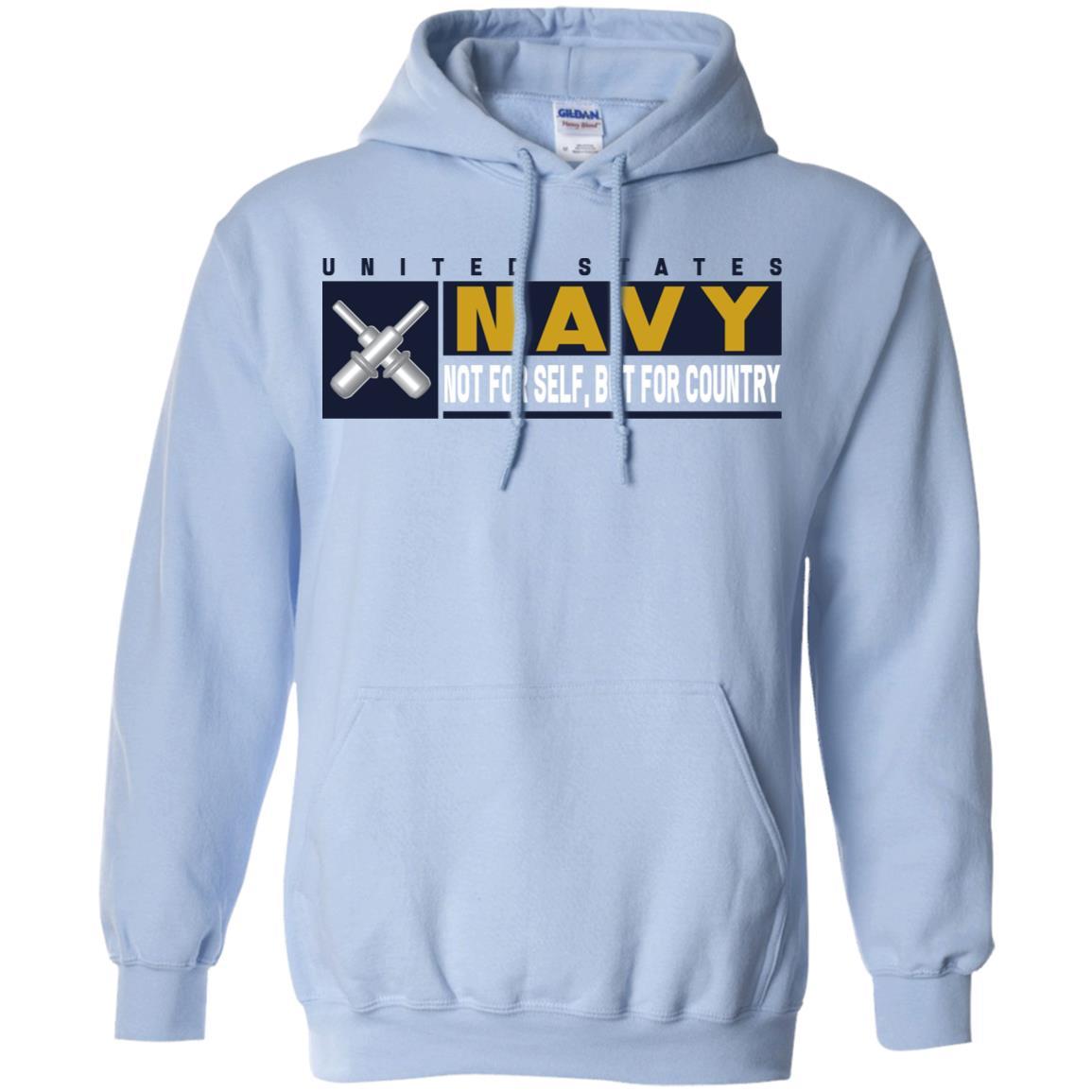 U.S Navy Gunner's mate Navy GM- Not for self Long Sleeve - Pullover Hoodie-TShirt-Navy-Veterans Nation