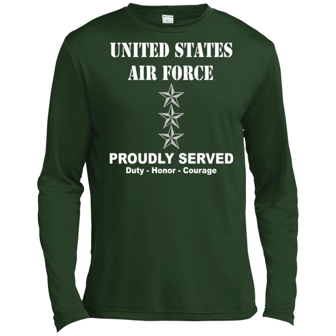 US Air Force O-9 Lieutenant General Lt Ge O9 General Officer Ranks T shirt Sport-Tek Tall Pullover Hoodie - T-Shirt-TShirt-USAF-Veterans Nation