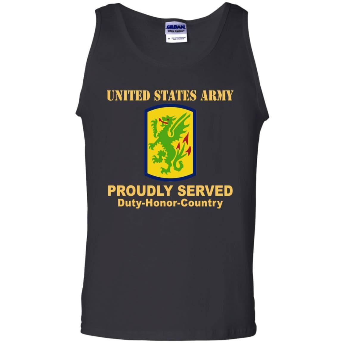 US ARMY 415 CHEMICAL BRIGADE- Proudly Served T-Shirt On Front For Men-TShirt-Army-Veterans Nation