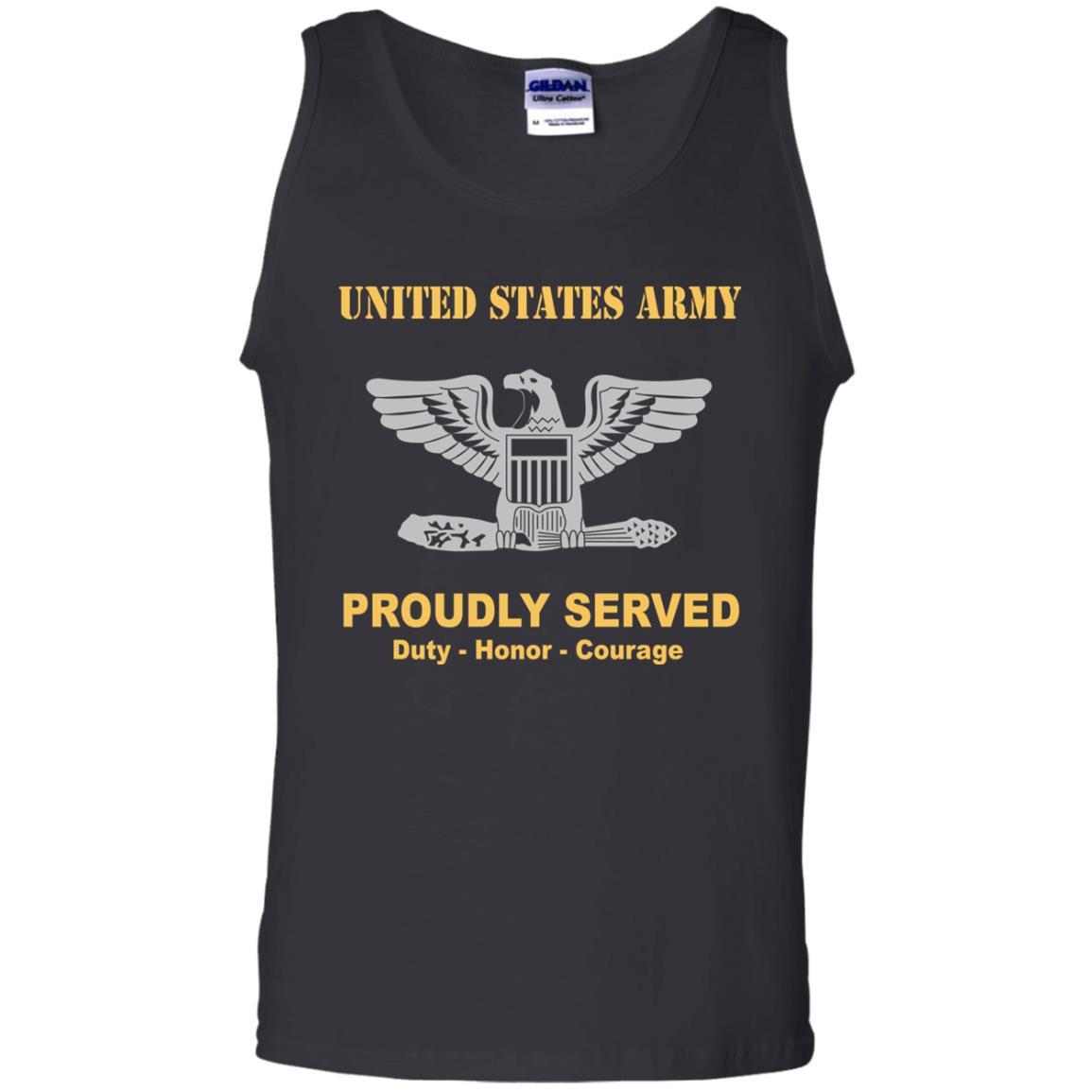 US Army O-6 Colonel O6 COL Field Officer Ranks Men Front Shirt US Army-TShirt-Army-Veterans Nation