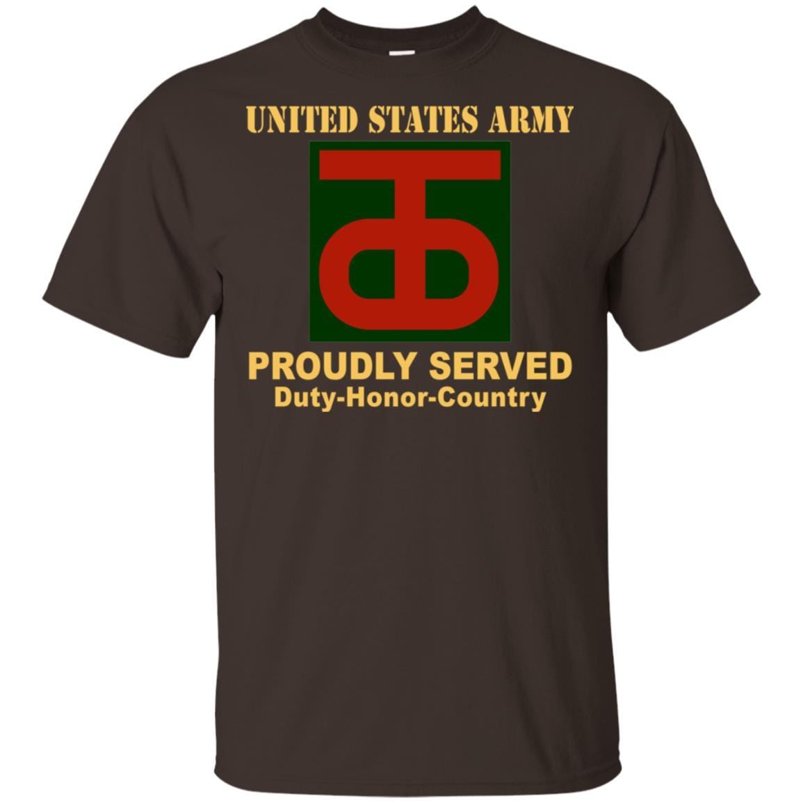 US ARMY 90 SUSTAINMENT BRIGADE - Proudly Served T-Shirt On Front For Men-TShirt-Army-Veterans Nation
