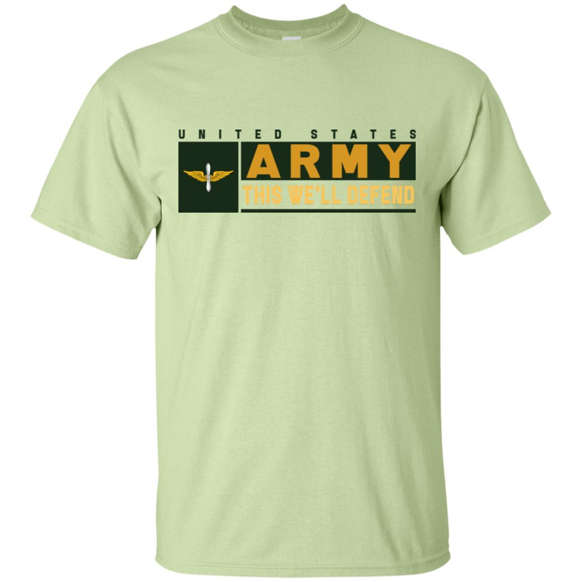 U.S Army Aviation- This We'll Defend T-Shirt On Front For Men-TShirt-Army-Veterans Nation