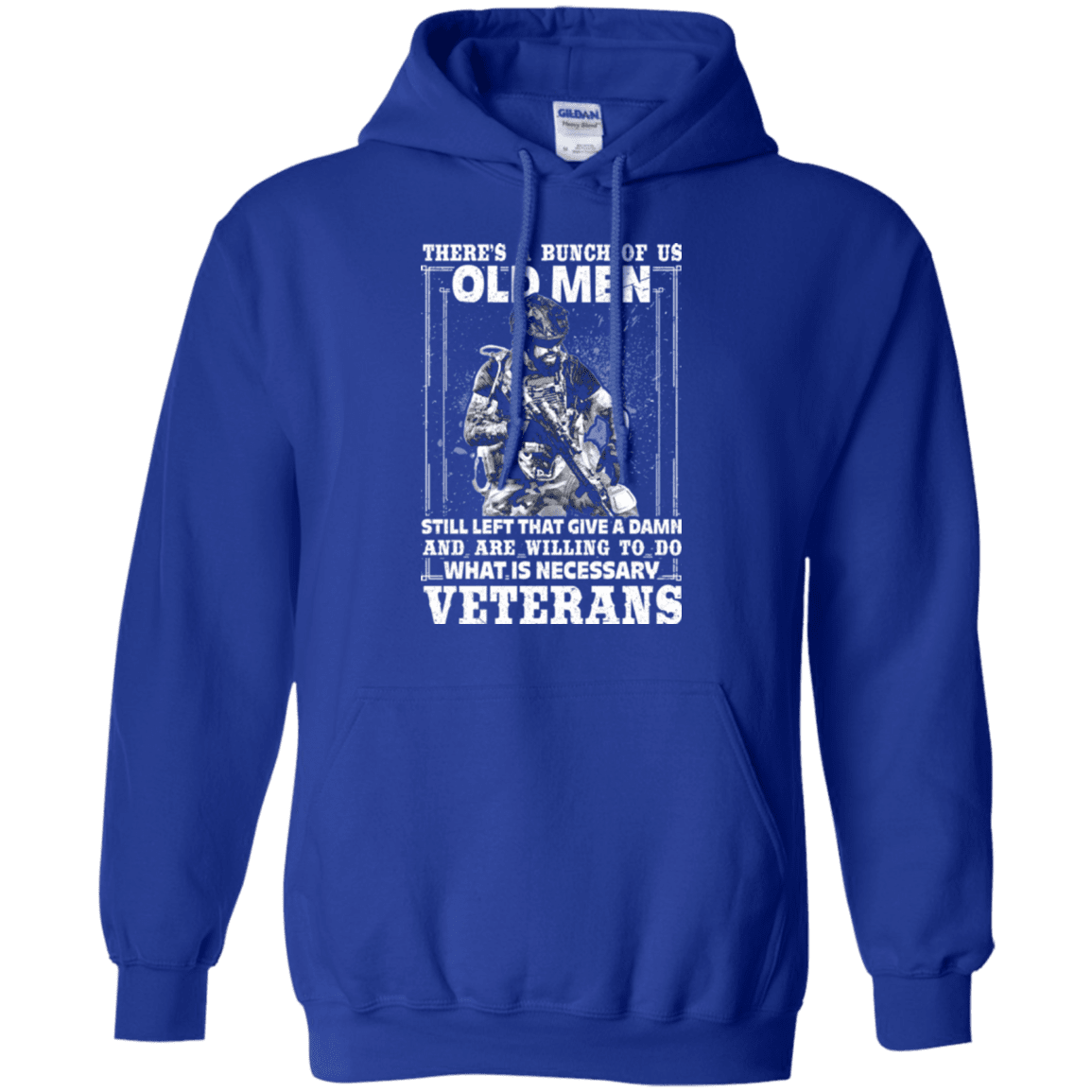 Military T-Shirt "OLD VETERAN ARE WILLING TO DO"-TShirt-General-Veterans Nation