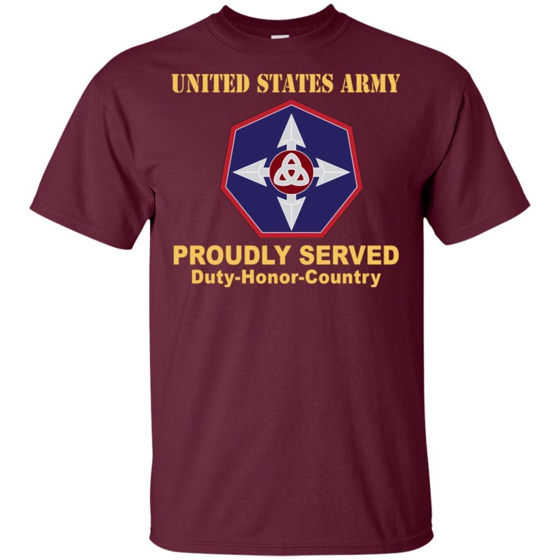 US ARMY 364TH EXPEDITIONARY SUSTAINMENT COMMAND- Proudly Served T-Shirt On Front For Men-TShirt-Army-Veterans Nation