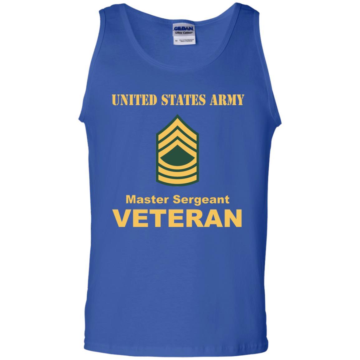 US Army E-8 Master Sergeant E8 MSG Noncommissioned Officer Veteran Men T Shirt On Front-TShirt-Army-Veterans Nation