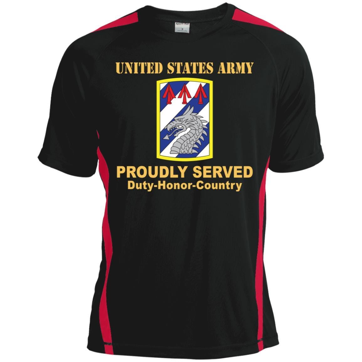 US ARMY 3RD SUSTAINMENT BRIGADE- Proudly Served T-Shirt On Front For Men-TShirt-Army-Veterans Nation