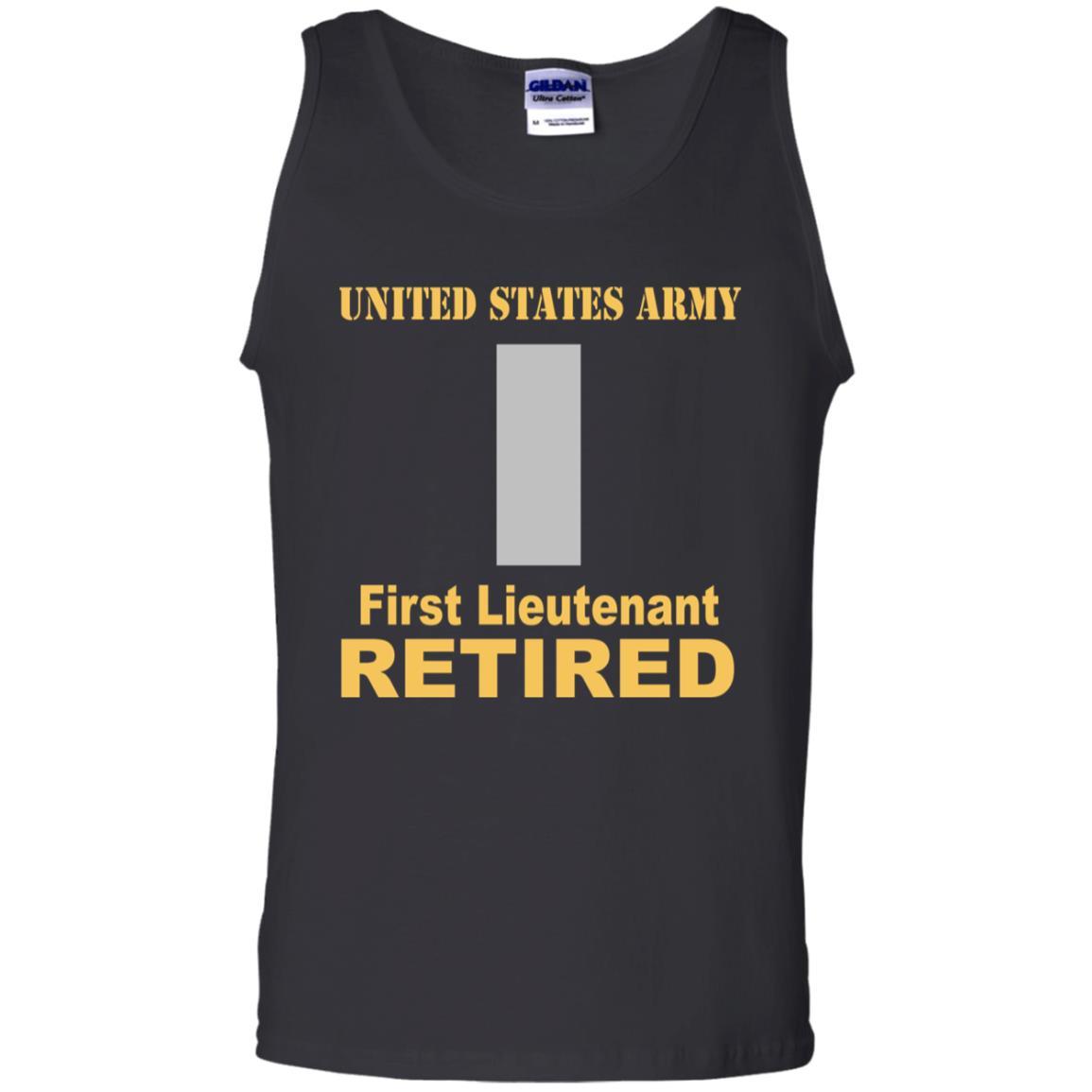 US Army O-2 First Lieutenant O2 1LT Commissioned Officer Retired Men T Shirt On Front-TShirt-Army-Veterans Nation