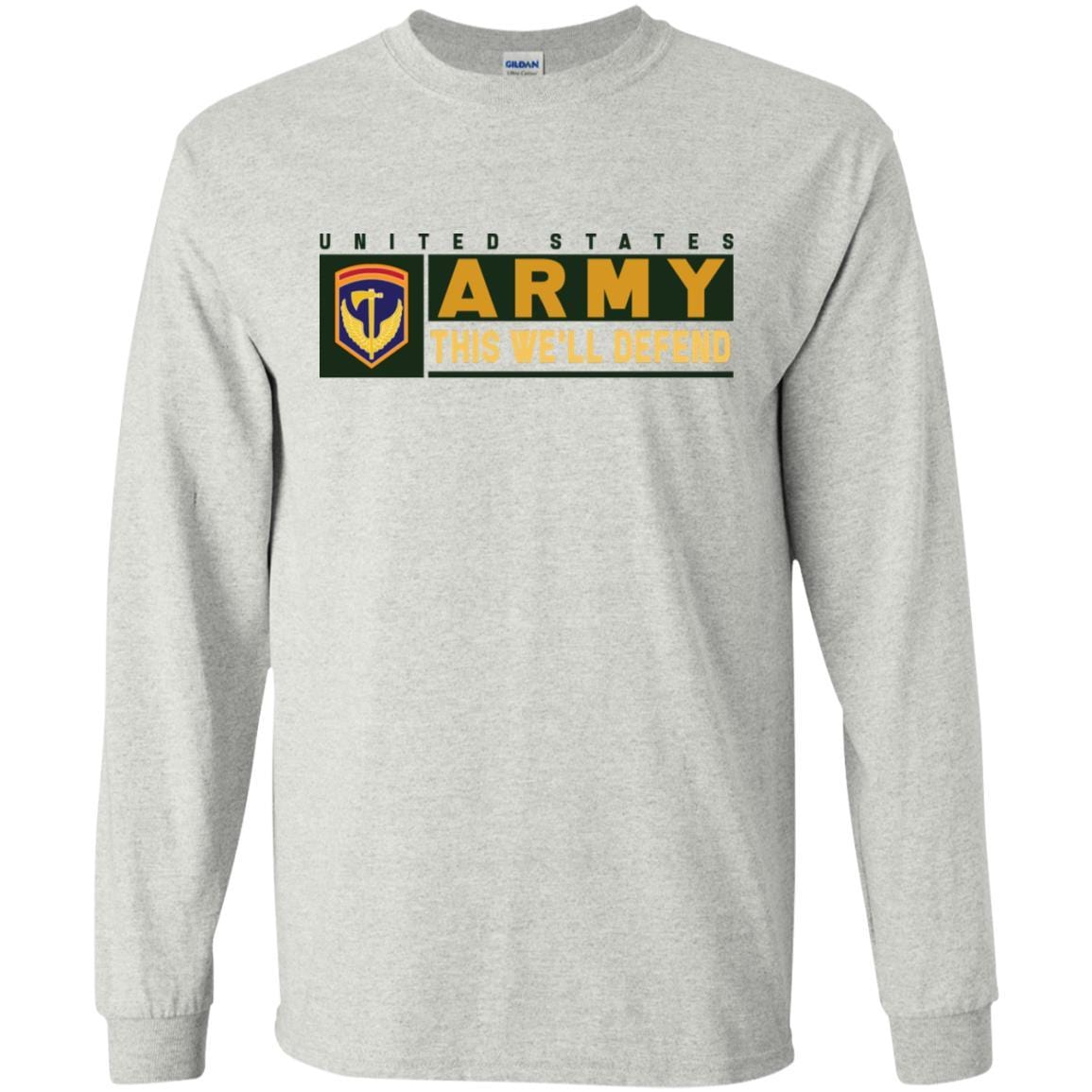 US Army 42ND REGIONAL SUPPORT GROUP- This We'll Defend T-Shirt On Front For Men-TShirt-Army-Veterans Nation