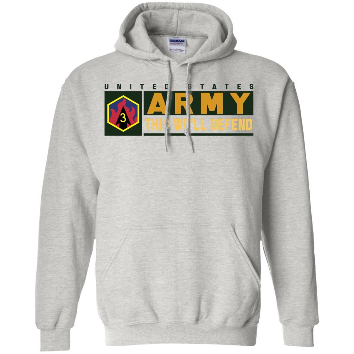 US Army 3RD CHEMICAL BRIGADE- This We'll Defend T-Shirt On Front For Men-TShirt-Army-Veterans Nation