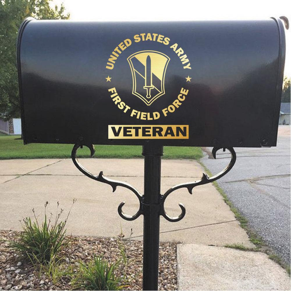 US Army First Field Force Clear Stickers-Decal-Army-CSIB-Veterans Nation