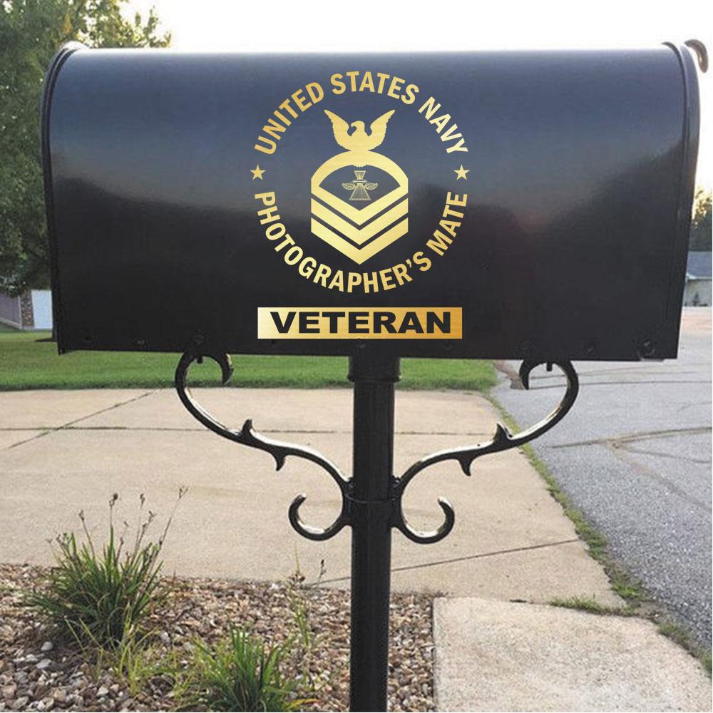 US Navy Photographer's Mate PH Rating Badges Clear Stickers-Decal-Navy-Rating-Veterans Nation