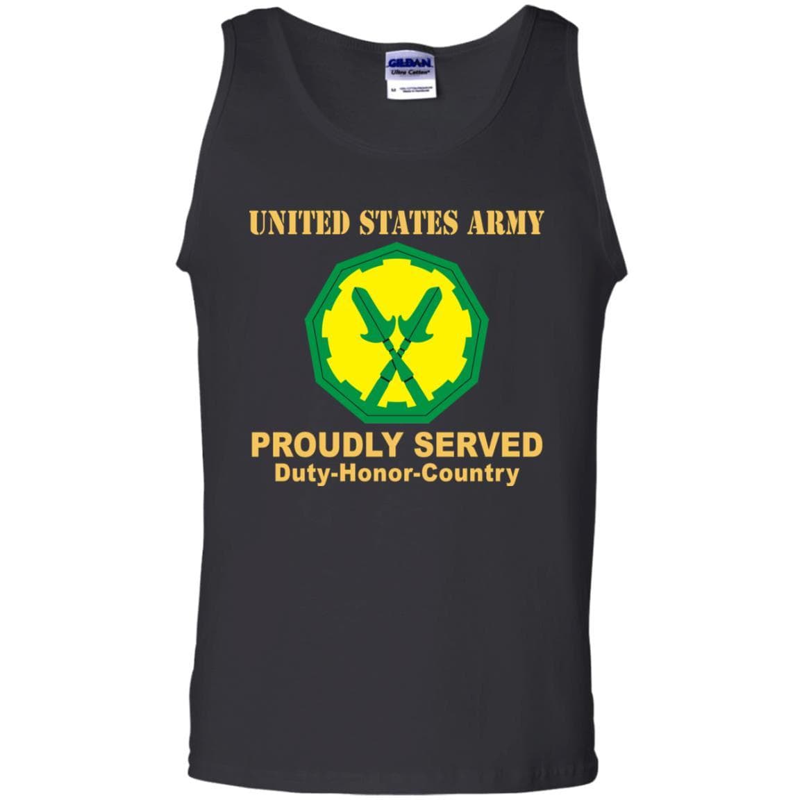 US ARMY 290TH MILITARY POLICE BRIGADE- Proudly Served T-Shirt On Front For Men-TShirt-Army-Veterans Nation