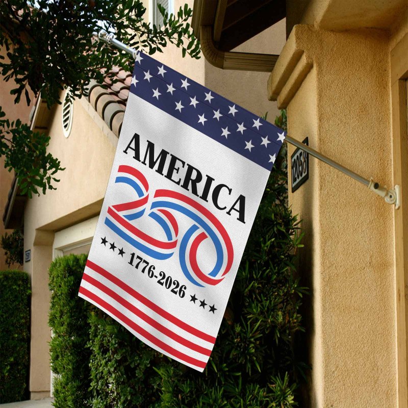 America 250 1776 - 2026 House Flag 28''x40'' Twin-Side Printing