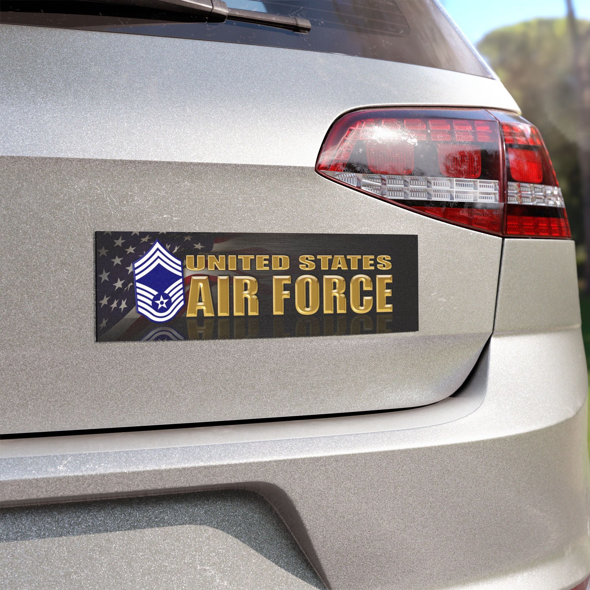 US Air Force E-9 Chief Master Sergeant CMSgt E9 Noncommissioned Officer AF Ranks Car Magnets