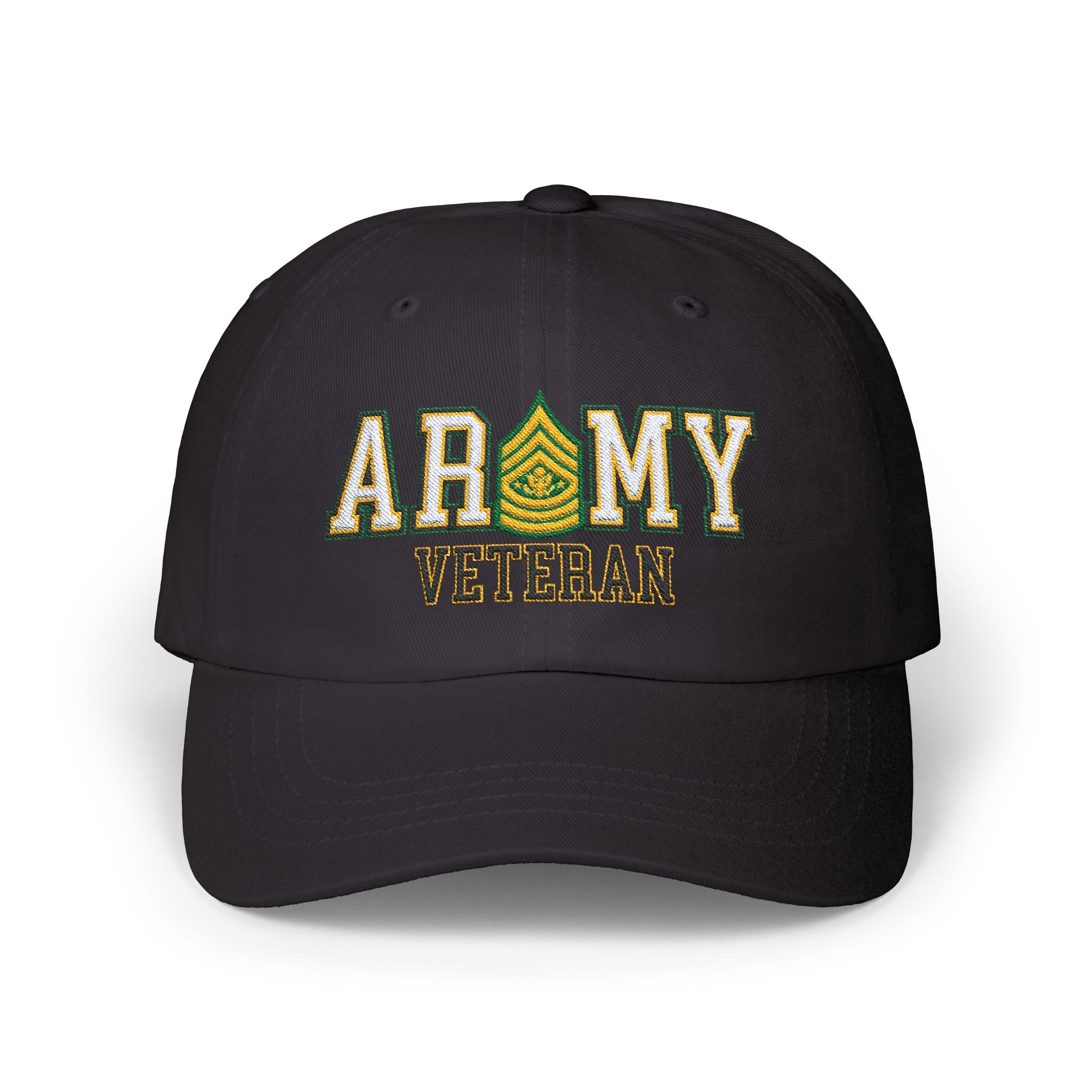 US Army E-9 Sergeant Major of the Army E9 SMA Noncommissioned Officer Veteran Embroidered Classic Dad Cap