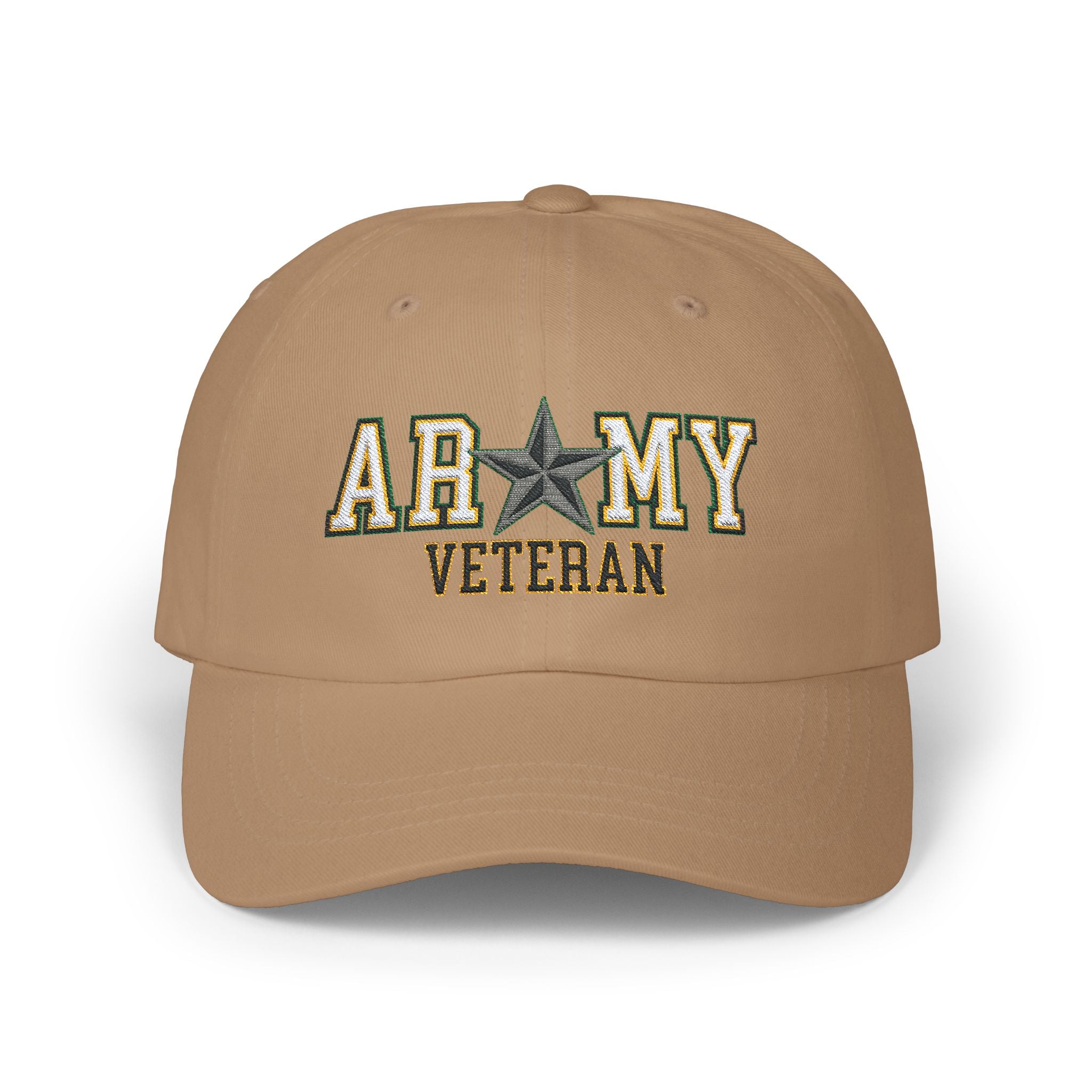 US Army O-7 Brigadier General O7 BG General Officer Veteran Embroidered Classic Dad Cap