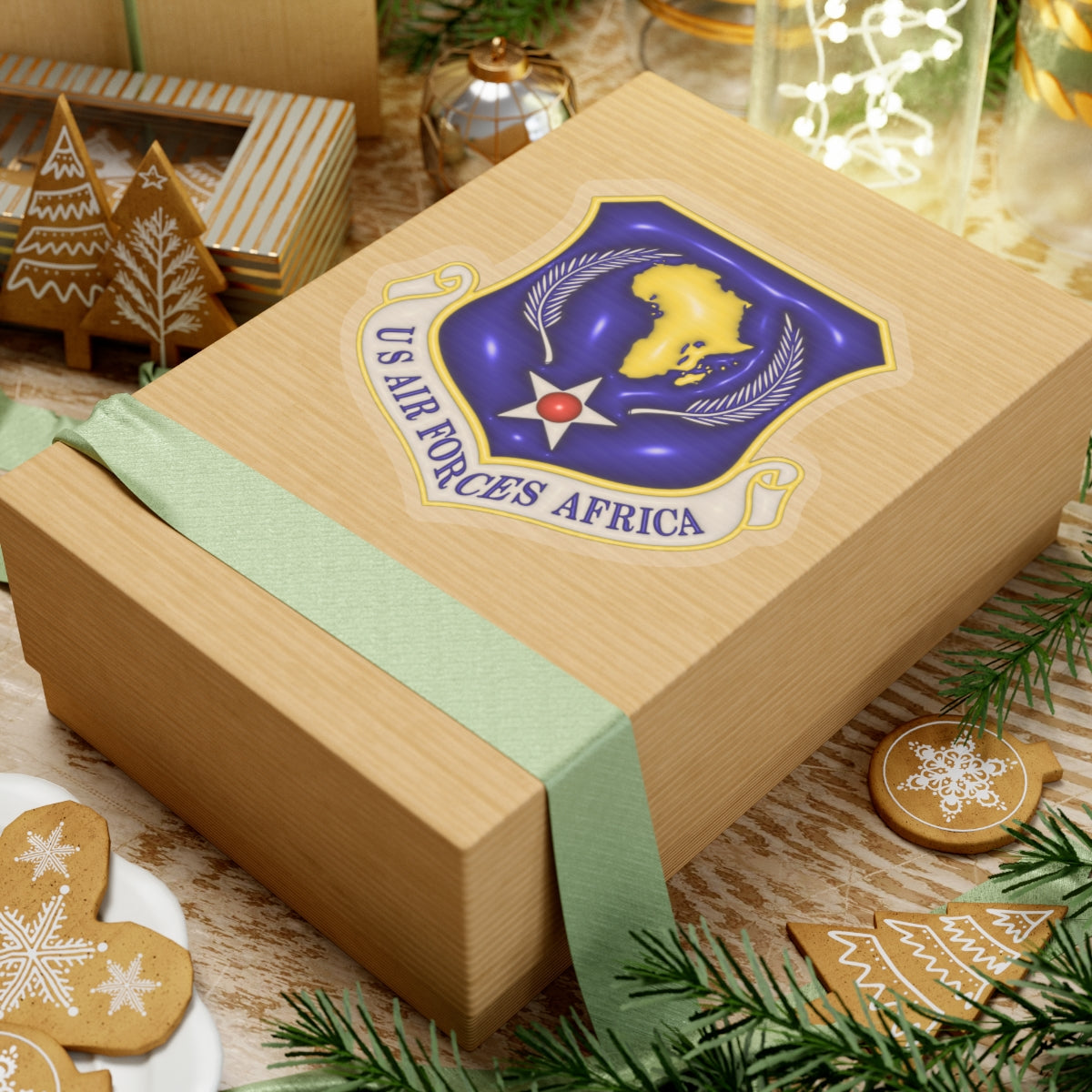 US Air Force Africa 3D Effect Stickers