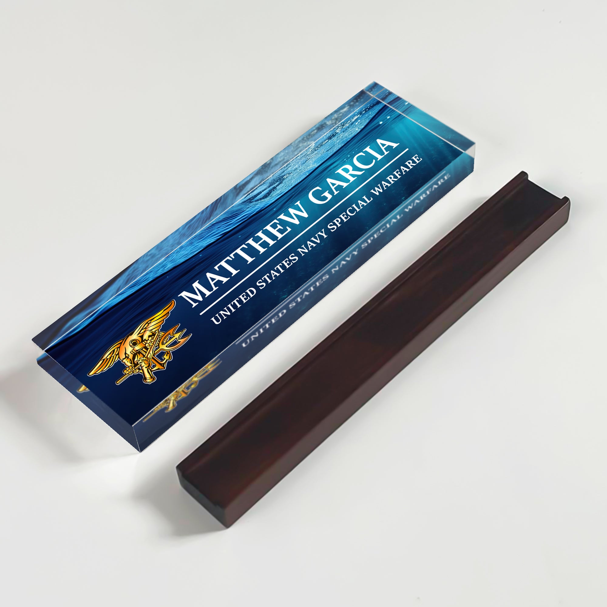 US Navy Acrylic Plaque – Personalized Name & Year Gift