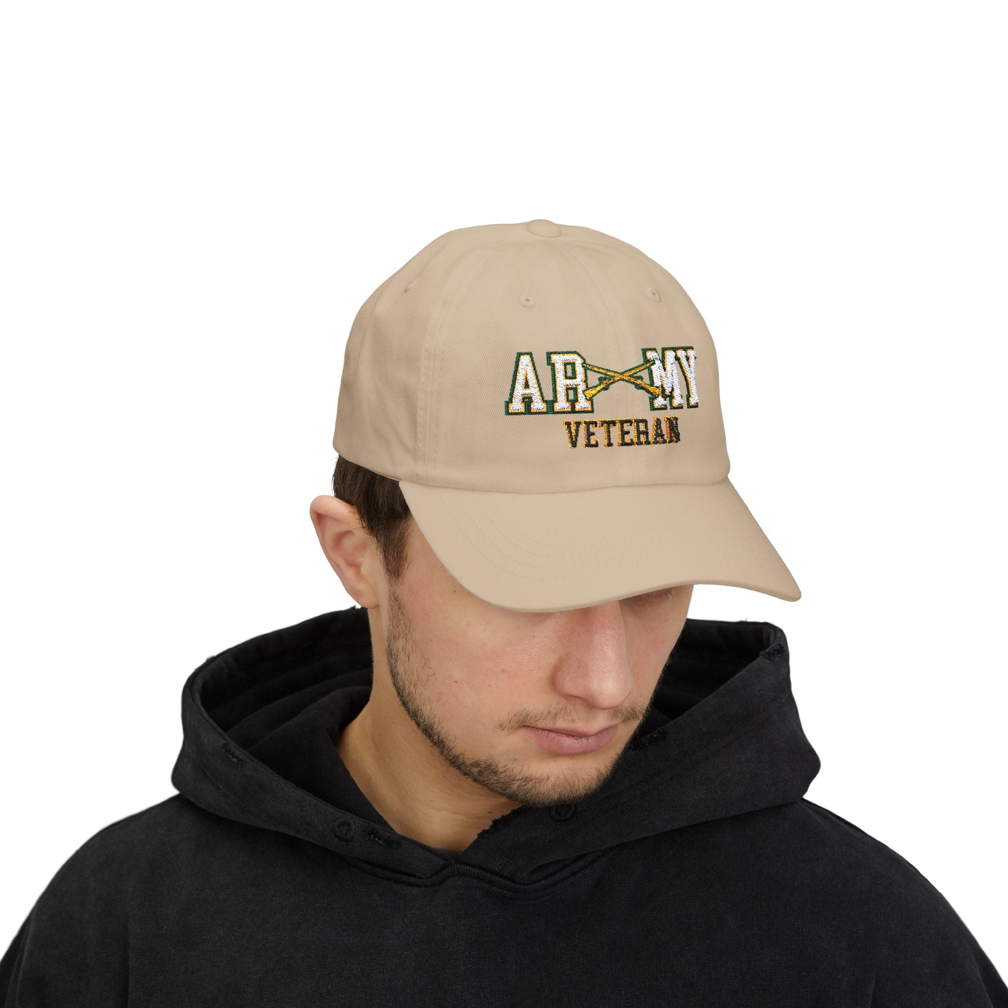 US ARMY Infantry Veteran Embroidered Classic Dad Cap