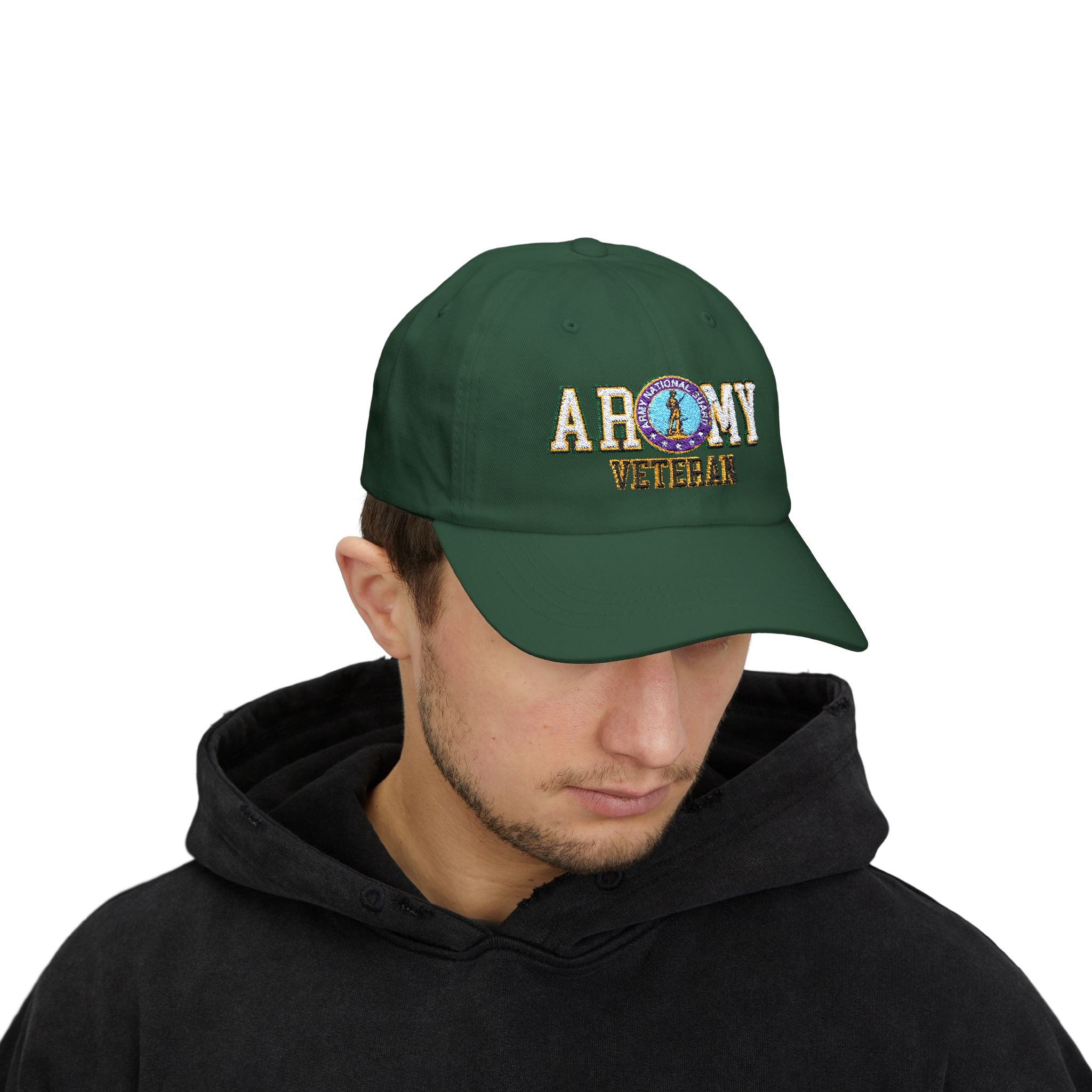 US ARMY National Guard Veteran Embroidered Classic Dad Cap