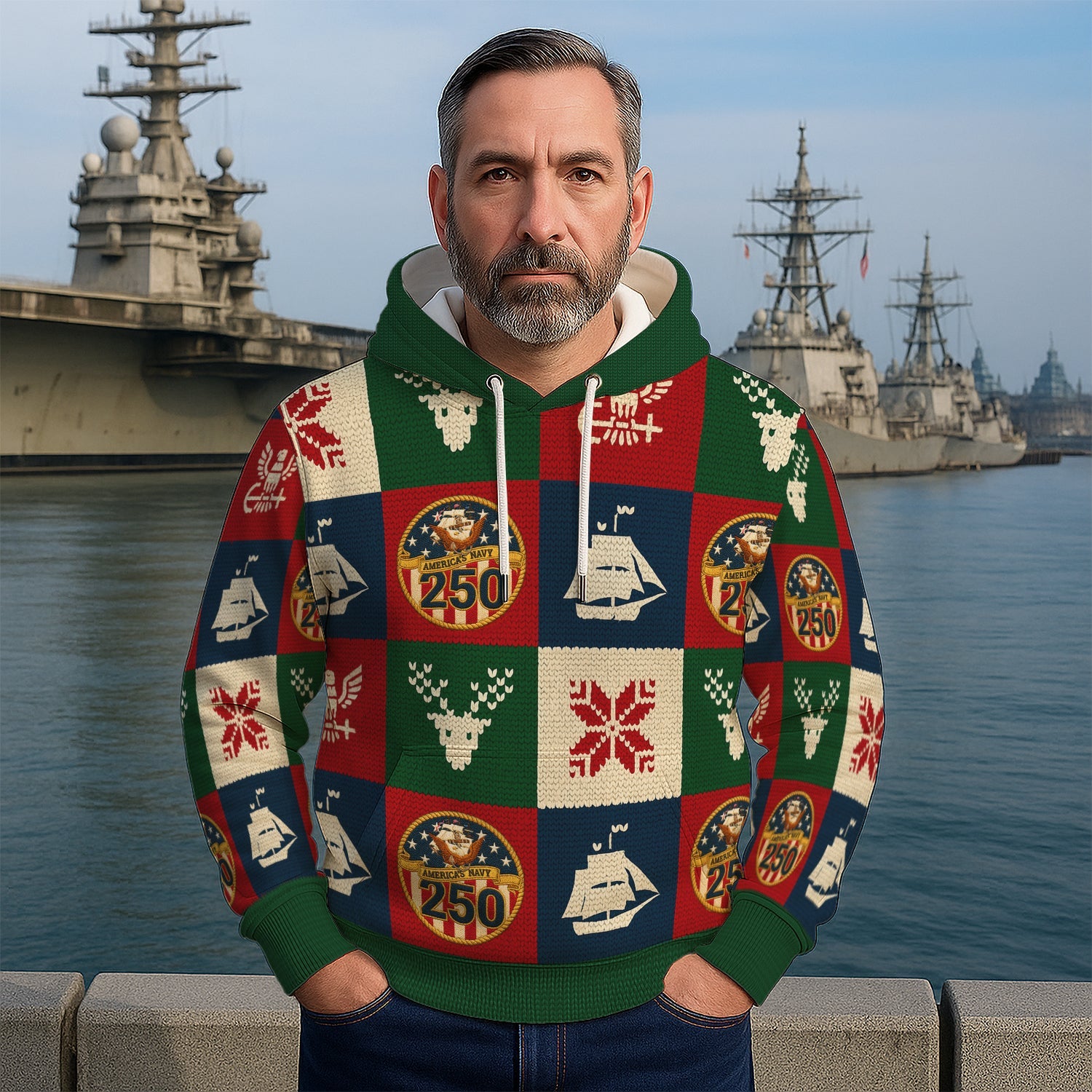 US Navy 250 America 3D All Over Print