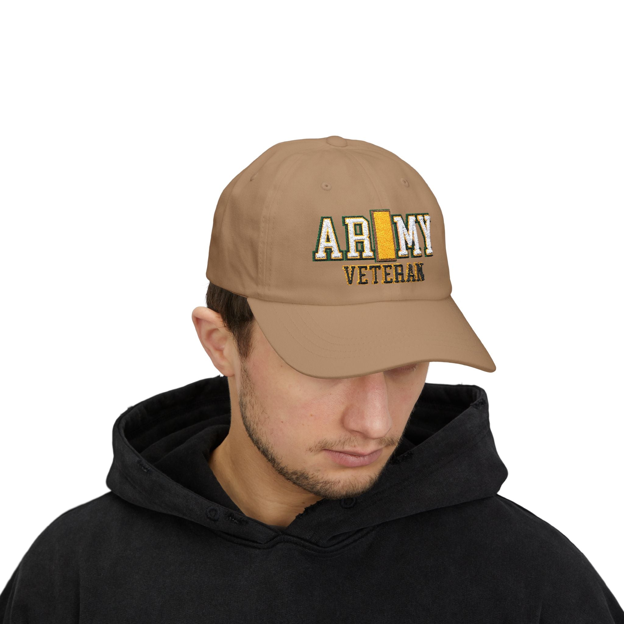 US Army O-1 Second Lieutenant O1 2LT Commissioned Officer Veteran Embroidered Classic Dad Cap