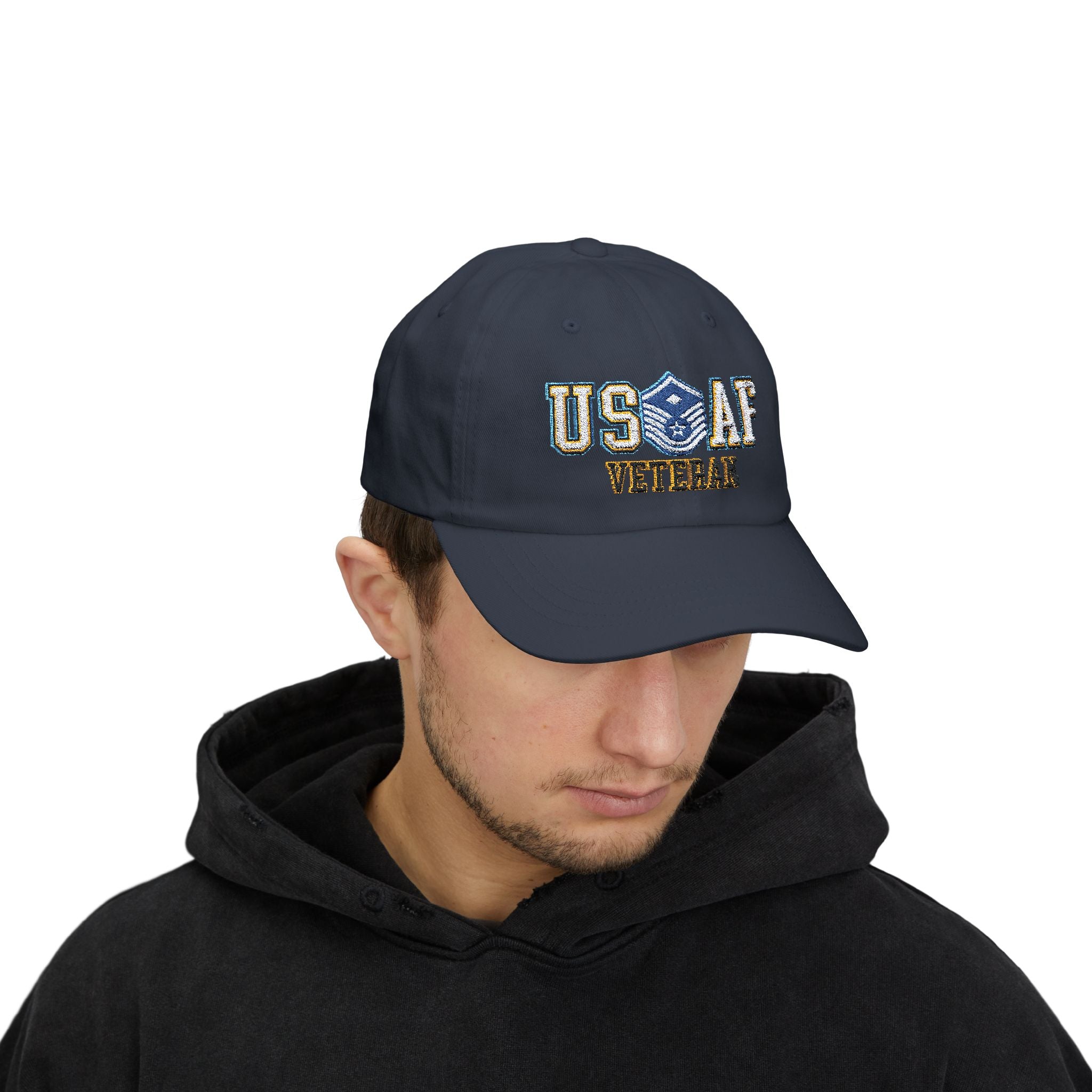 US Air Force E-7 First sergeant Veteran Embroidered Classic Dad Cap