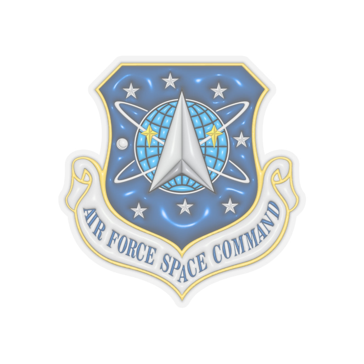 US Air Force Space Command 3D Effect Stickers