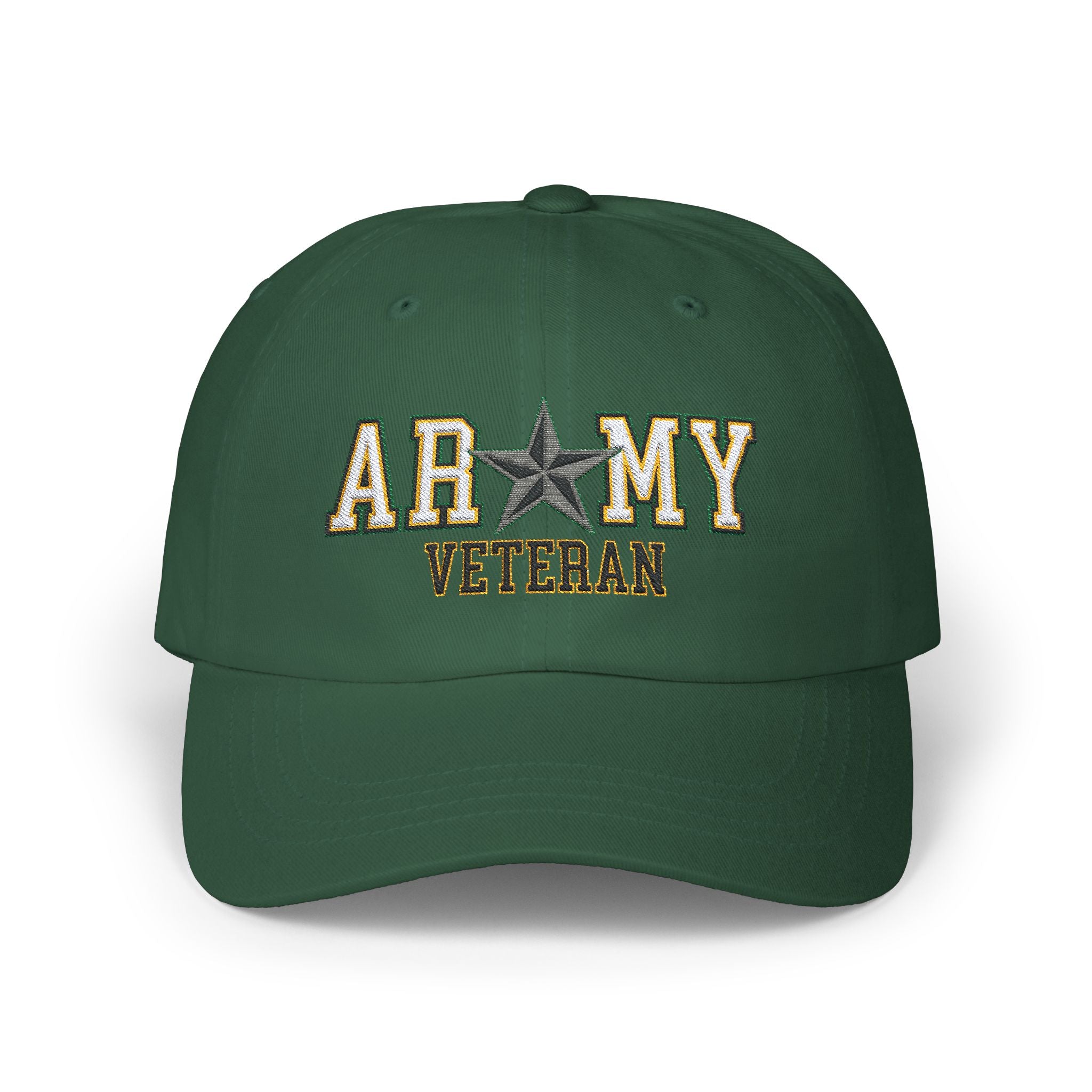 US Army O-7 Brigadier General O7 BG General Officer Veteran Embroidered Classic Dad Cap