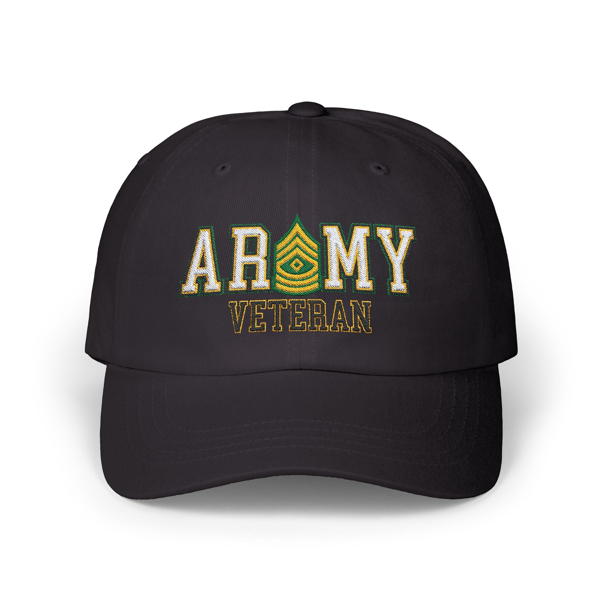 US Army E-8 First Sergeant E8 1SG Noncommissioned Officer Veteran Embroidered Classic Dad Cap